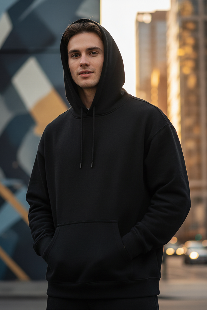 White&Black | Unisex Oversized Hoodie