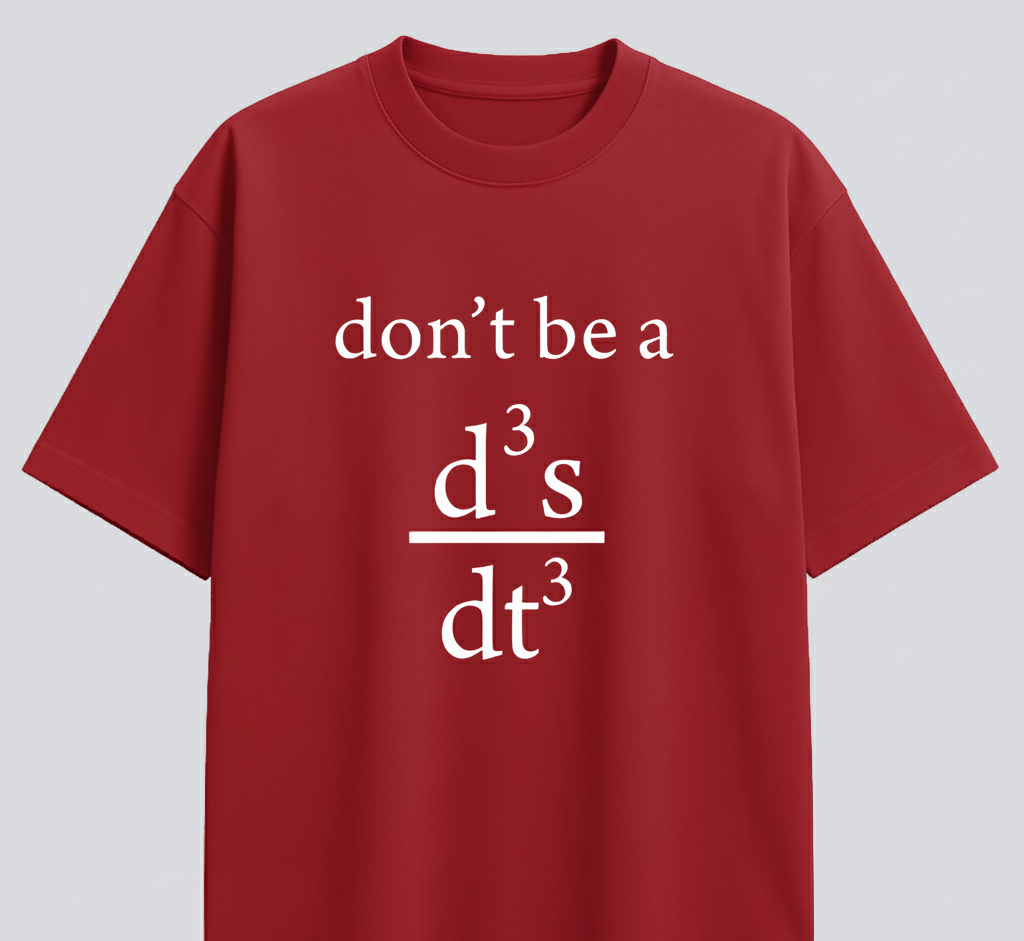 "Don't be a jerk" Oversized Tshirt