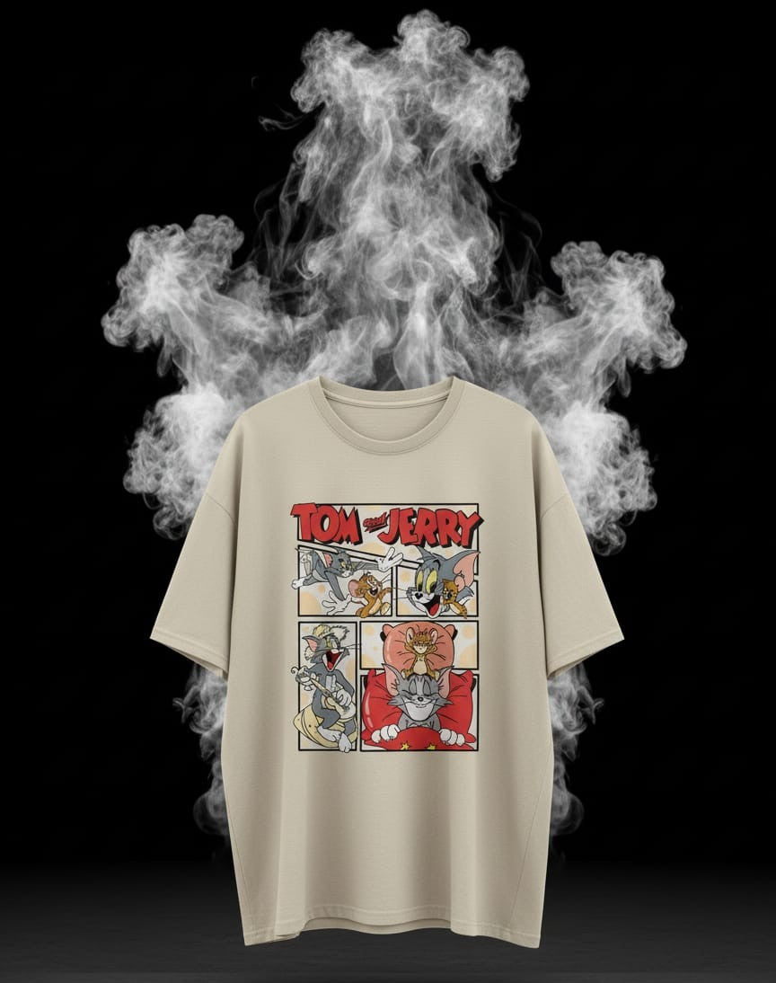 Classic Chaos — Tom & Jerry Oversized Tee