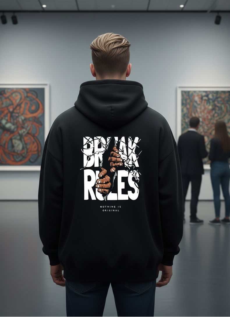 Break Rules | Unisex Oversized Hoodie