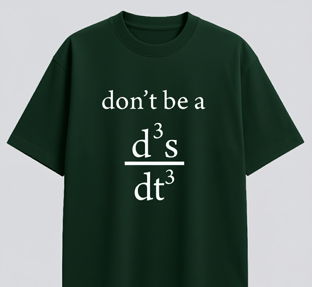 "Don't be a jerk" Oversized Tshirt