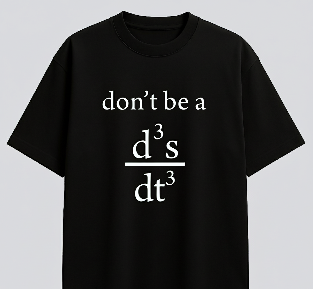 "Don't be a jerk" Oversized Tshirt