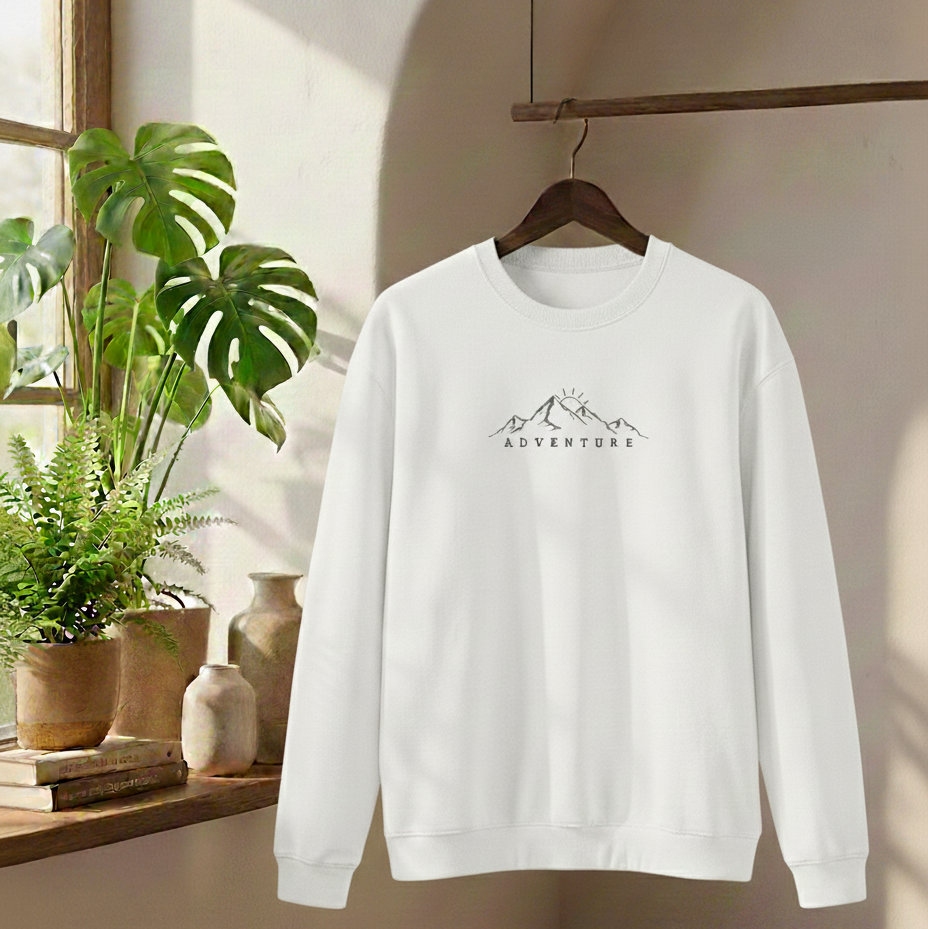 The "Seek Adventure" Crewneck Unisex Sweatshirt