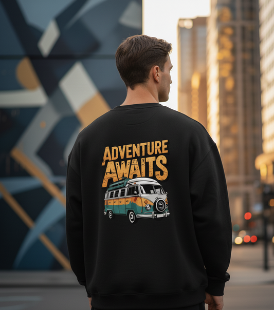 Adventure Awaits | Unisex Oversized Sweatshirt