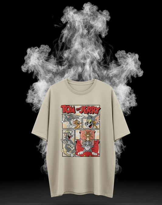 Classic Chaos — Tom & Jerry Oversized Tee