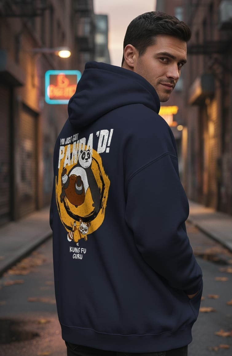 You Just Got Panda’d |Unisex Oversized Hoodie