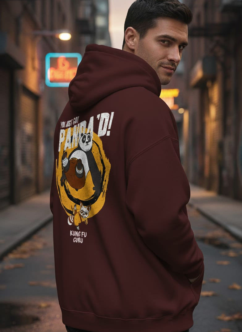 You Just Got Panda’d |Unisex Oversized Hoodie